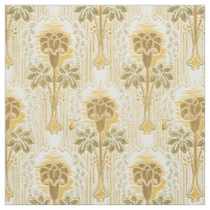 Victoriaans tijdperk Art Nouveau bloemmotief Stof