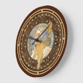 Victoriaans tijdperk Art Nouveau Blonde vrouw door Grote Klok (Hoek)