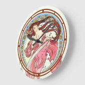 Victoriaans tijdperk Art Nouveau Dancer door Alfon Grote Klok (Hoek)