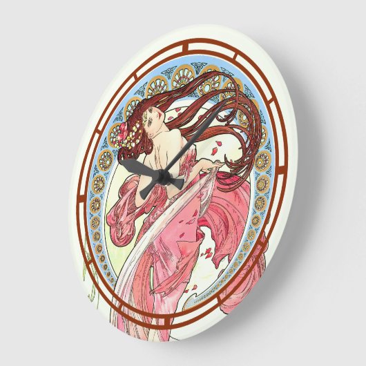 Victoriaans tijdperk Art Nouveau Dancer door Alfon Grote Klok (Hoek)