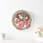 Victoriaans tijdperk Art Nouveau Dancer door Alfon Grote Klok (Huis)