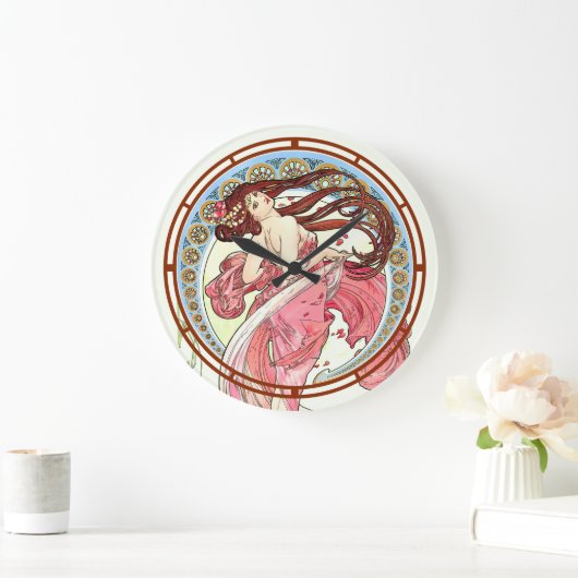 Victoriaans tijdperk Art Nouveau Dancer door Alfon Grote Klok (Huis)