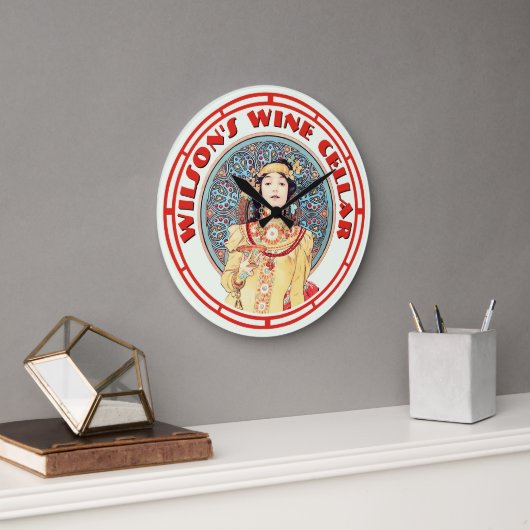 Victoriaans tijdperk Art Nouveau door Mucha wijnke Grote Klok (Kantoor)