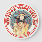 Victoriaans tijdperk Art Nouveau door Mucha wijnke Grote Klok (Voorkant)