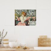 Victoriaans tijdperk Art Nouveau Elixir Advertenti Poster (Keuken)