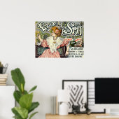 Victoriaans tijdperk Art Nouveau Elixir Advertenti Poster (Thuiskantoor)