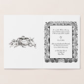 Victoriaans tijdperk Art Nouveau Floral Folie Kaarten (Binnen)