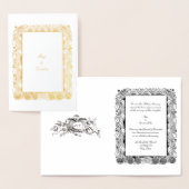 Victoriaans tijdperk Art Nouveau Floral Folie Kaarten (Display)