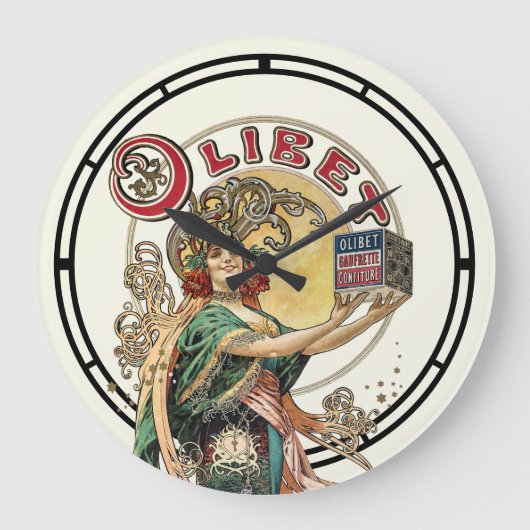 Victoriaans tijdperk Art Nouveau Franse koekjes AD Grote Klok (Voorkant)