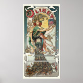 Victoriaans tijdperk Art Nouveau Franse koekjes AD Poster (Voorkant)