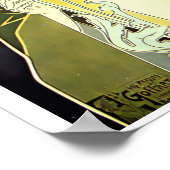 Victoriaans tijdperk Art Nouveau gasverlichting AD Poster (Hoek)