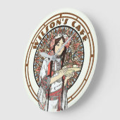 Victoriaans tijdperk Art Nouveau Mucha Coffee Cafe Grote Klok (Hoek)