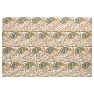 Victoriaans tijdperk Art Nouveau Peacock Feather P Stof