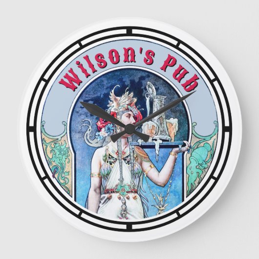 Victoriaans tijdperk Art Nouveau Pub Grote Klok (Voorkant)