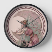 Victoriaans tijdperk Art Nouveau Vrouw & Halve Maa (Voorkant)