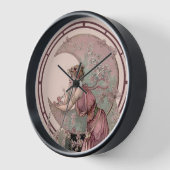 Victoriaans tijdperk Art Nouveau Vrouw & Halve Maa (Hoek)