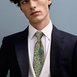 Victoriaans-tijdperk Bloemen Snowberry Mannen Stropdas