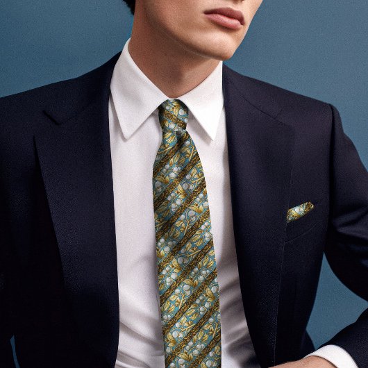 Victoriaans-tijdperk Bloemen Snowberry Mannen Stropdas