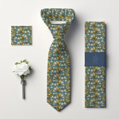 Victoriaans-tijdperk Bloemen Snowberry Mannen Stropdas