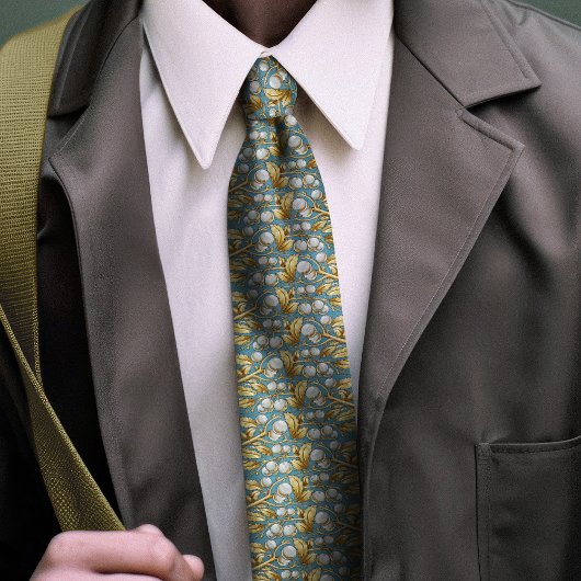 Victoriaans-tijdperk Bloemen Snowberry Mannen Stropdas