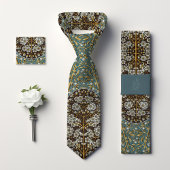 Victoriaans-tijdperk Bloemen Snowberry Mannen Stropdas