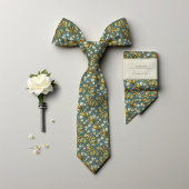 Victoriaans-tijdperk Bloemen Snowberry Mannen Stropdas