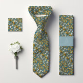 Victoriaans-tijdperk Bloemen Snowberry Mannen Stropdas