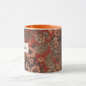 Victoriaans Tijdperk  Botanisch Gepersonaliseerd Mok (Midden)