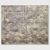 Victoriaans tijdperk cadeaupapier (Vlak)