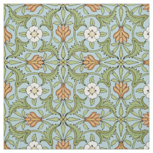  Victoriaans tijdperk Frans Floral Pattern Stof