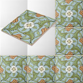 Victoriaans tijdperk Frans Floral Pattern Tegeltje