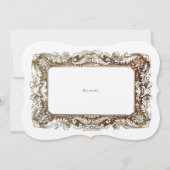 Victoriaans tijdperk - Hartelijk dank - Sjabloon Kaart (Achterkant)