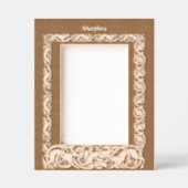 Victoriaans Tijdperk Hond & Bladerrand Gegraveerde Lijstjes (Voorkant)