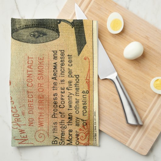  Victoriaans tijdperk Koffiebroodrooster Theedoek (Quarter Fold)