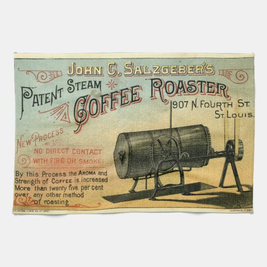  Victoriaans tijdperk Koffiebroodrooster Theedoek (Horizontaal)