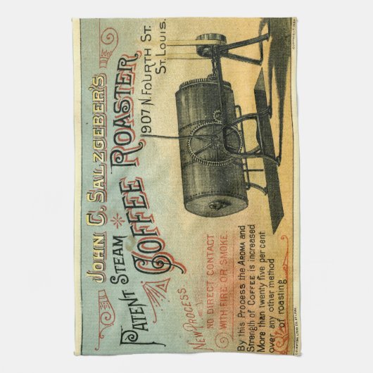  Victoriaans tijdperk Koffiebroodrooster Theedoek (Verticaal)