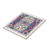  Victoriaans tijdperk middeleeuwse stijl verlicht  Tegeltje (Zijkant)