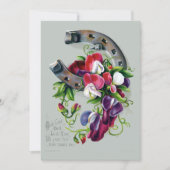  Victoriaans tijdperk Nieuwjaar Feestdagenkaart (Voorkant)