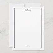  Victoriaans tijdperk Nieuwjaar Feestdagenkaart (Achterkant)