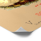 Victoriaans tijdperk puppy & Baby chicks zeep adve Poster (Hoek)