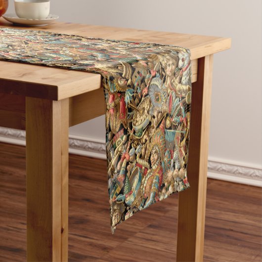  Victoriaans tijdperk speelgoedpatroon Korte Tafelloper (Voorbeeld)