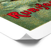 Victoriaans tijdperk tandpasta advertentie Poster (Hoek)