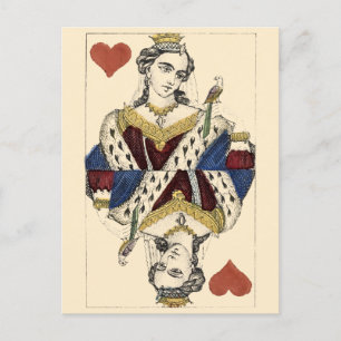  Victoriaans tijdperk van de hartenkoningin Briefkaart