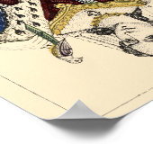  Victoriaans tijdperk van de hartenkoningin Poster (Hoek)