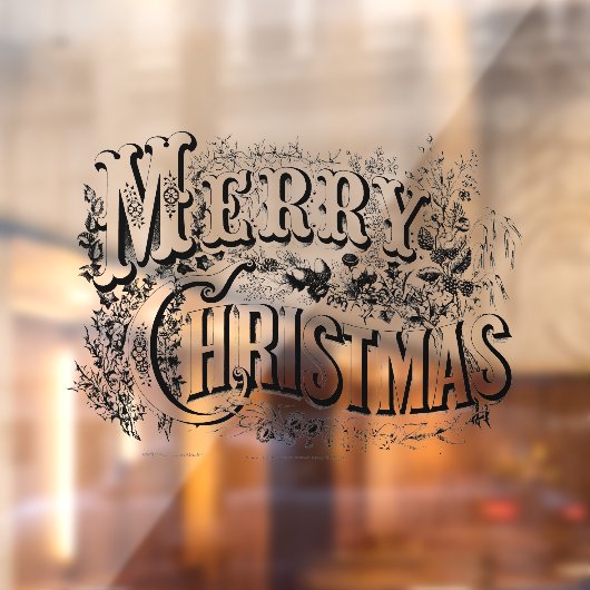  Victoriaans tijdperk van kerst Raamsticker (Vel 2)