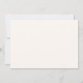 Victoriaans Toile Frans Blauw Classic Bruiloft Save The Date (Achterkant)