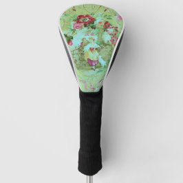 Victoriaans Toile Rococo Floral Sage Groene Initia Golfheadcover