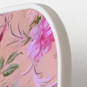 Victoriaans Toile Rococo Style Bloemen Roze Initia Pickleball Paddle (Links Detail)