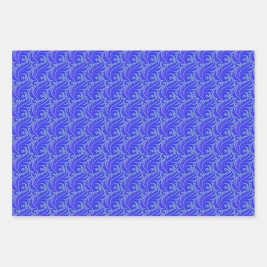 Victoriaans toon op het Tone  Acanthus Pattern Inpakpapier Vel (Voorkant 3)