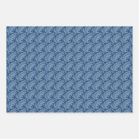 Victoriaans toon op het Tone  Acanthus Pattern Inpakpapier Vel (Voorkant)